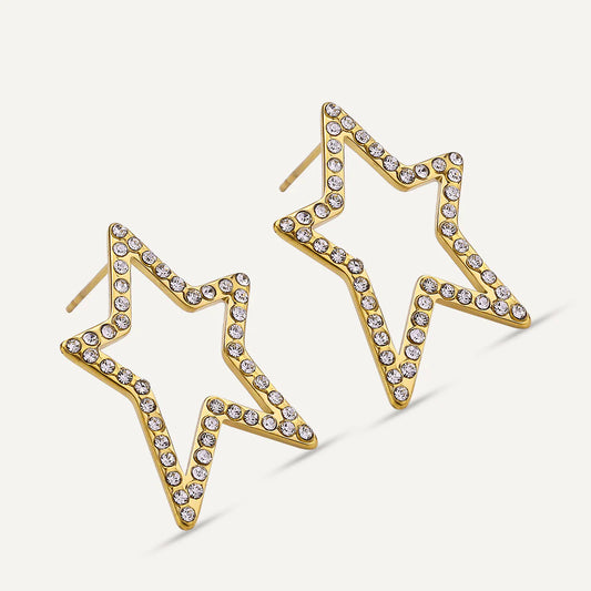 Starry Dream Post Earrings - Gold