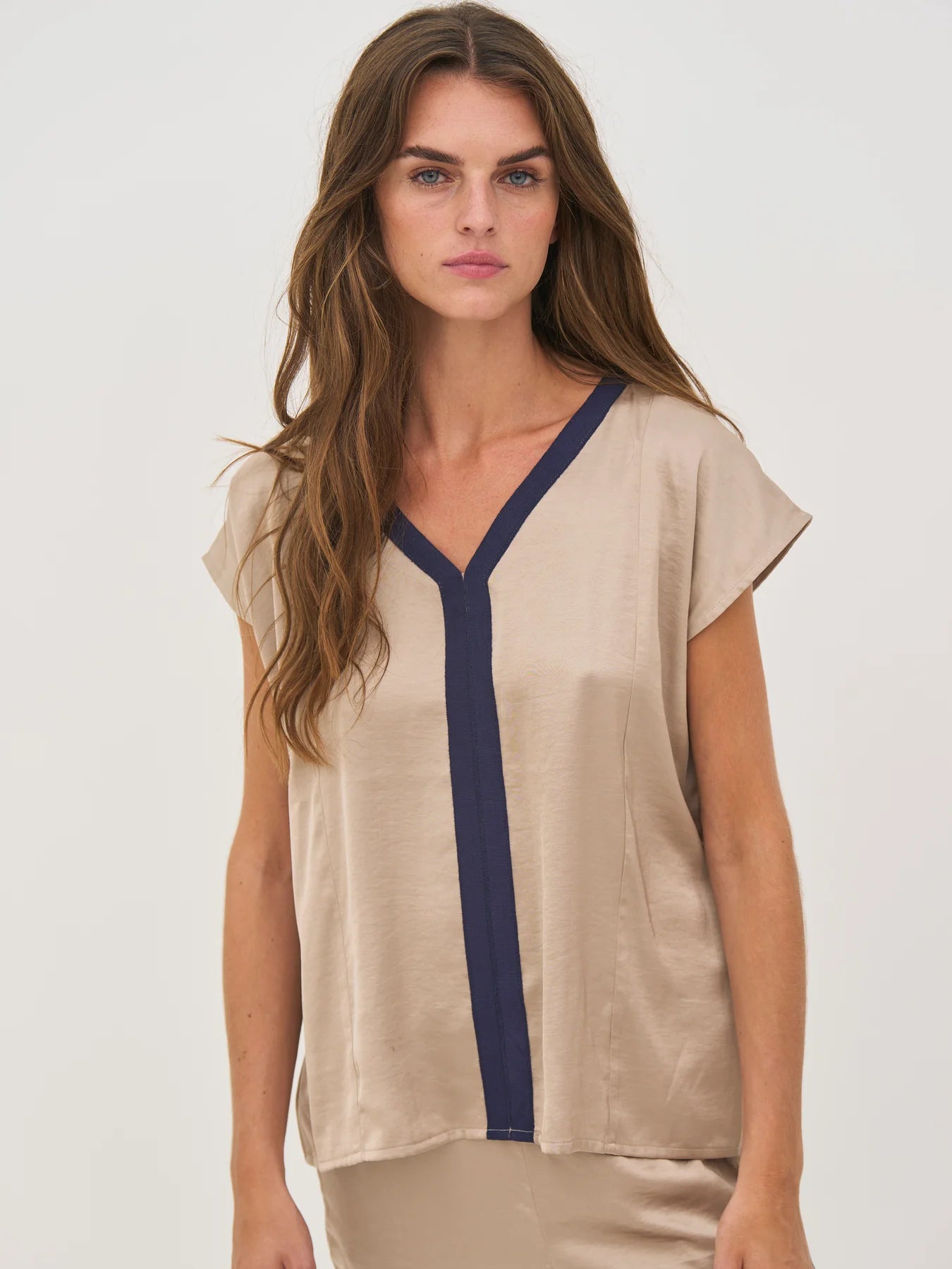 NU Denmark Diem Top - Navy Mix