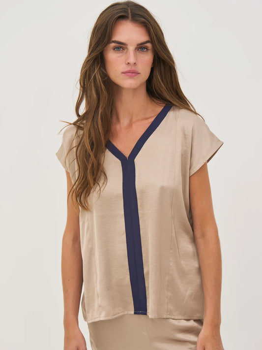 NU Denmark Diem Top - Navy Mix