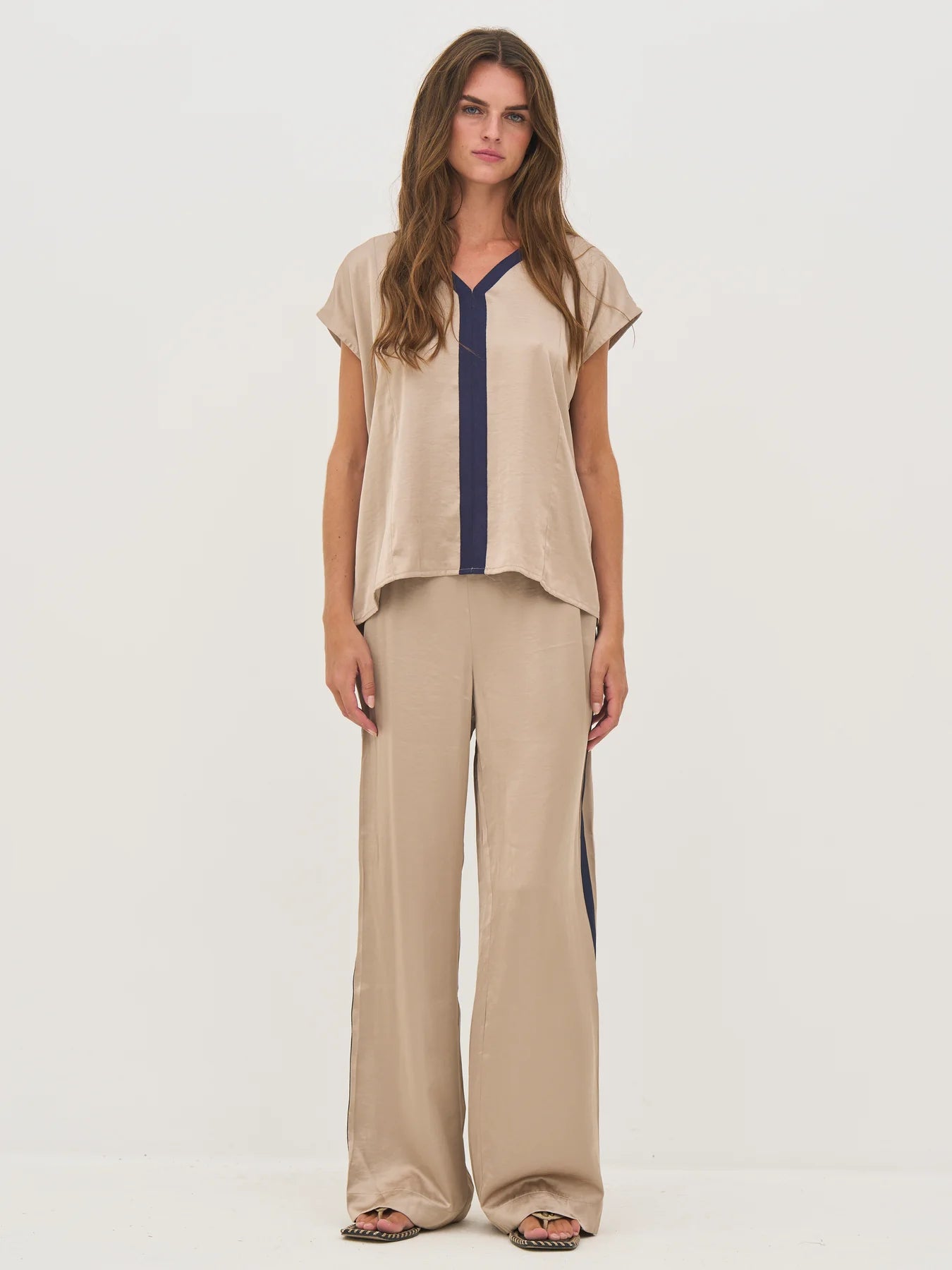 NU Denmark Diem Top - Navy Mix