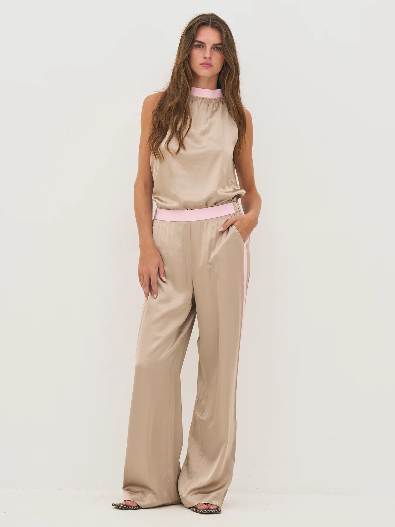 NU Denmark Diem Top Halter Neck - Pink Mix
