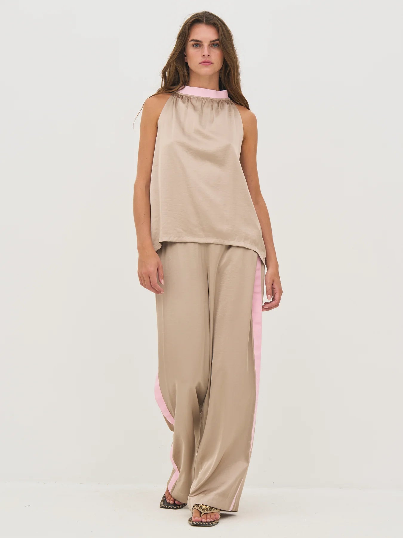 NU Denmark Diem Top Halter Neck - Pink Mix