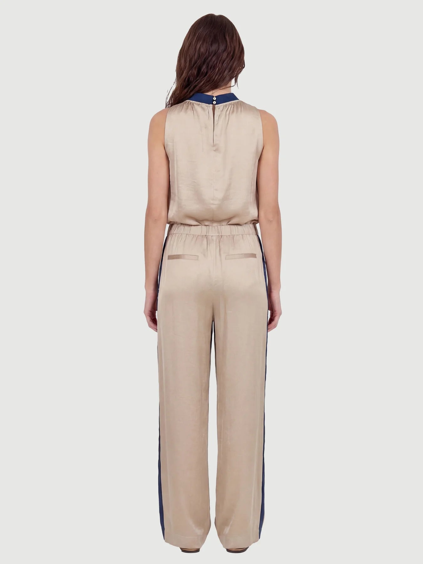 NU Denmark Diem Trousers - Navy Mix