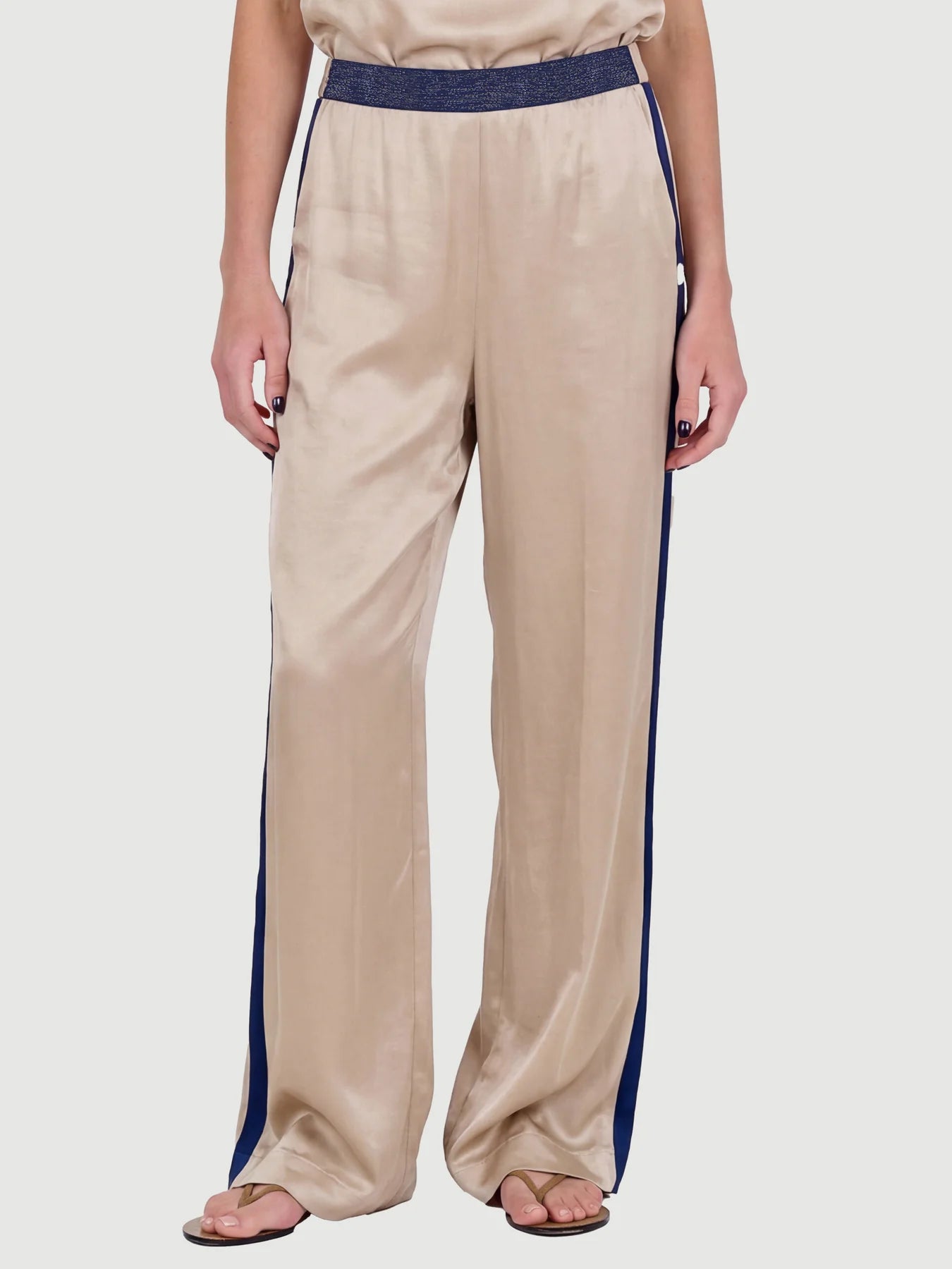NU Denmark Diem Trousers - Navy Mix