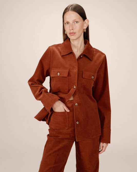 Grace & Mila Special Shirt - brick