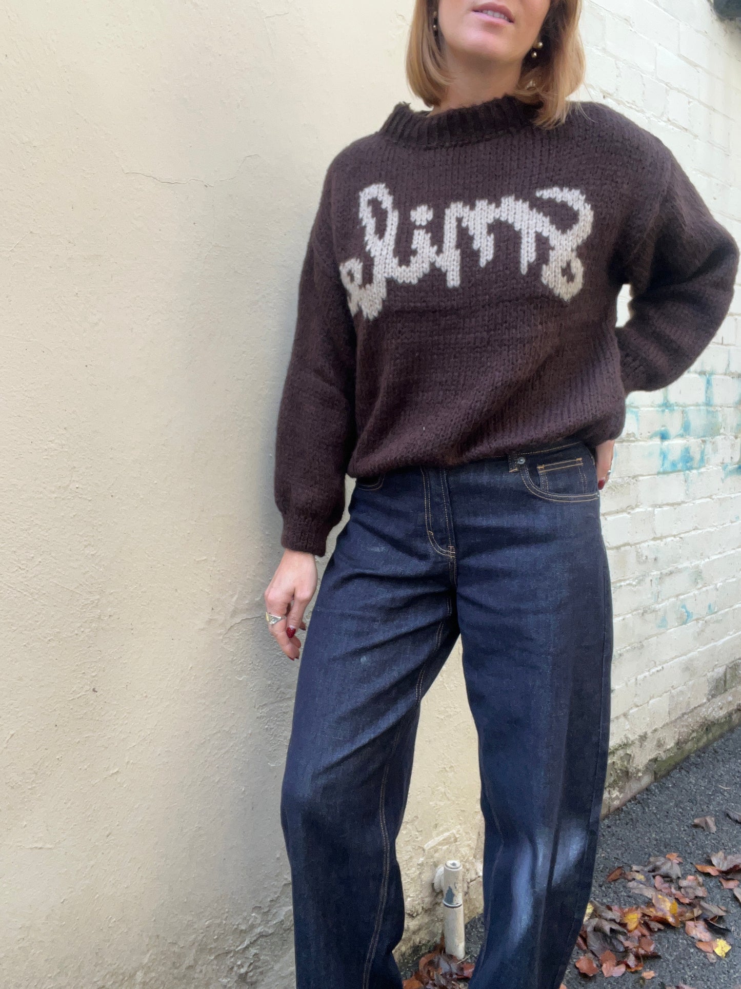 Smile Jumper - brown