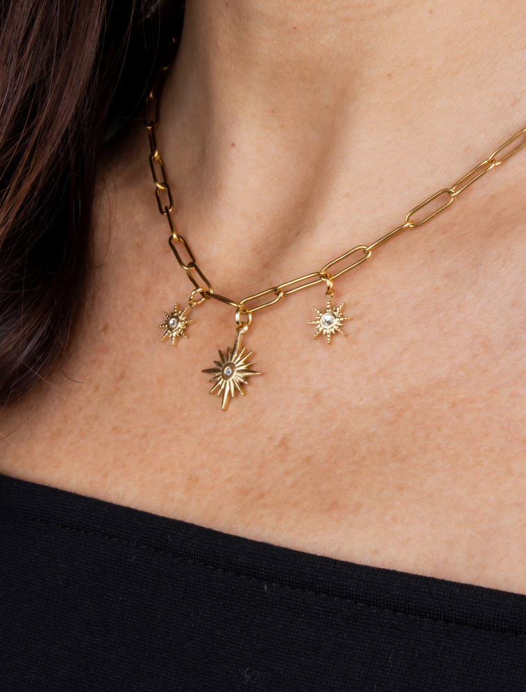 Lottie Necklace - gold