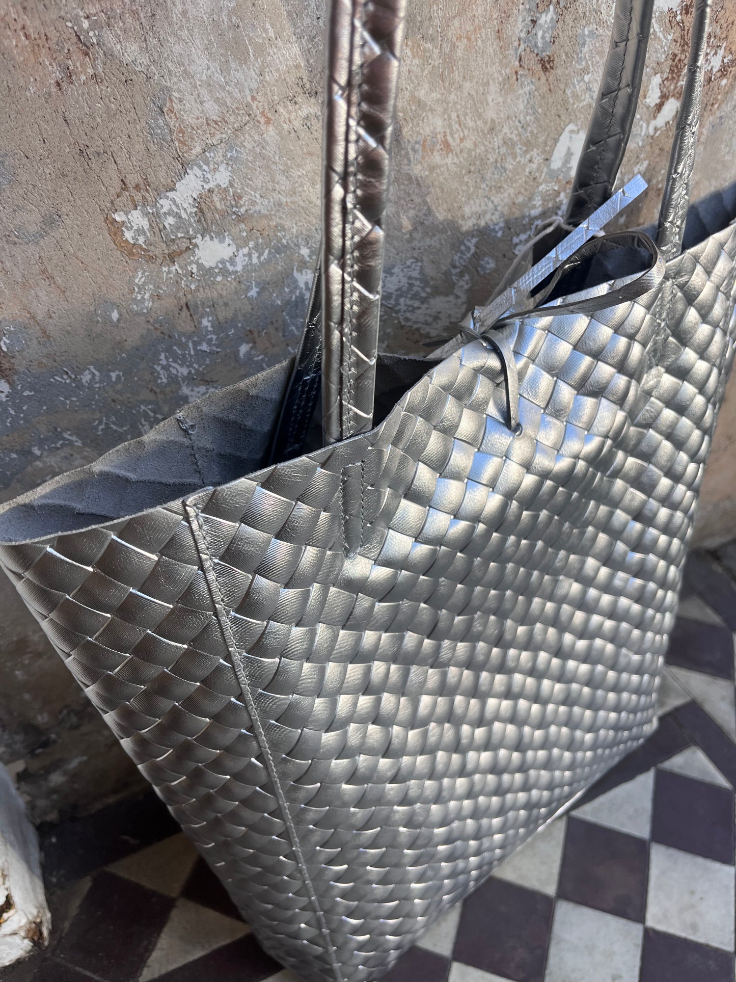 Woven shopper - 2 colours