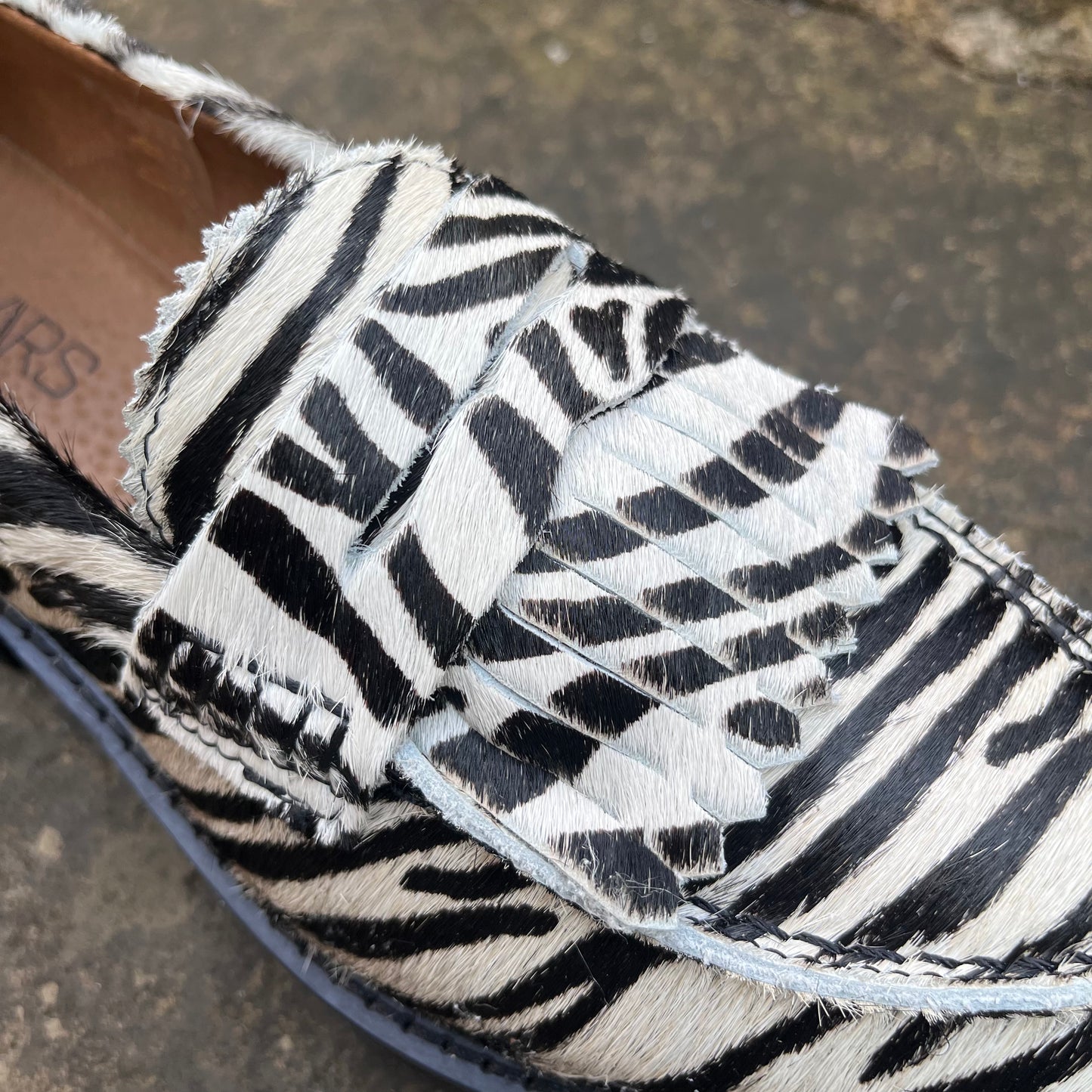 DWRS Zebra Loafers