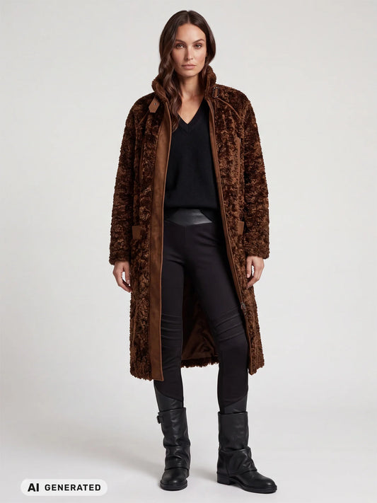 NU Denmark Eileen Long Jacket - Caramel