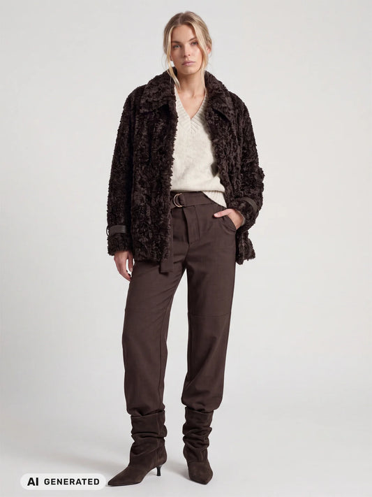 NU Denmark Eileen Short Jacket - Brown