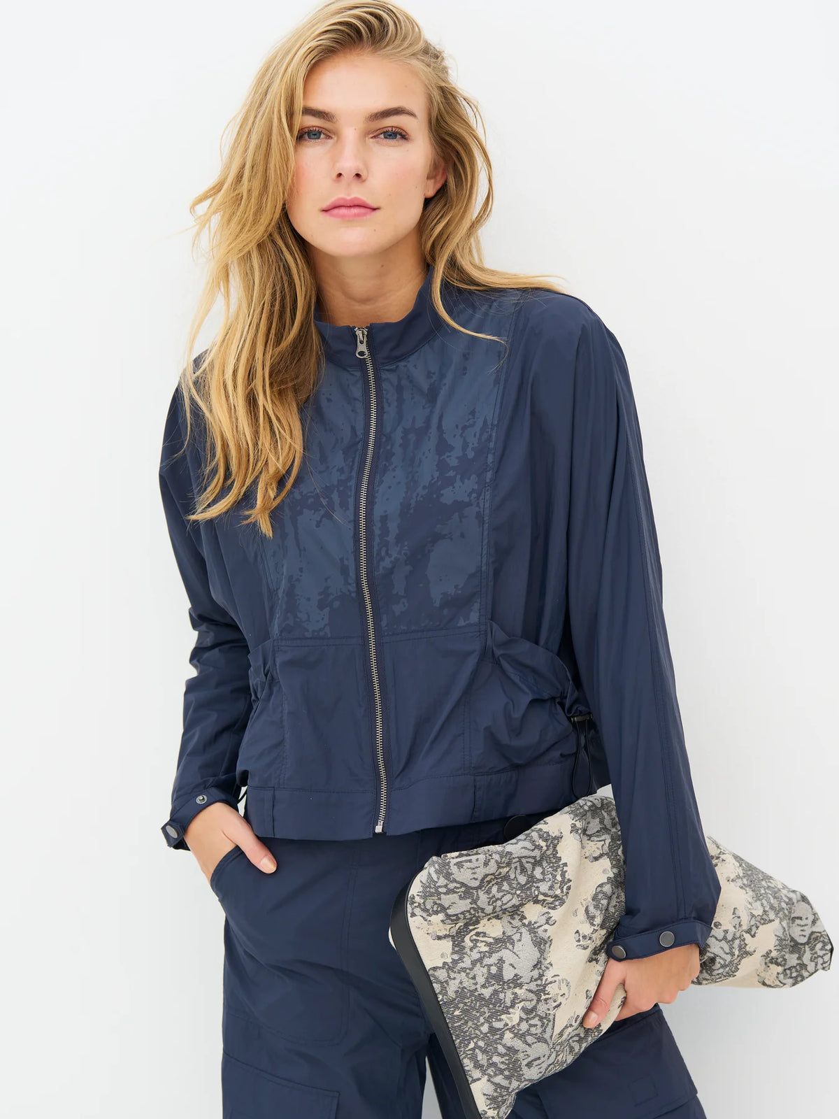 NU Denmark Ethel Long Sleeve Jacket - Midnight Blue