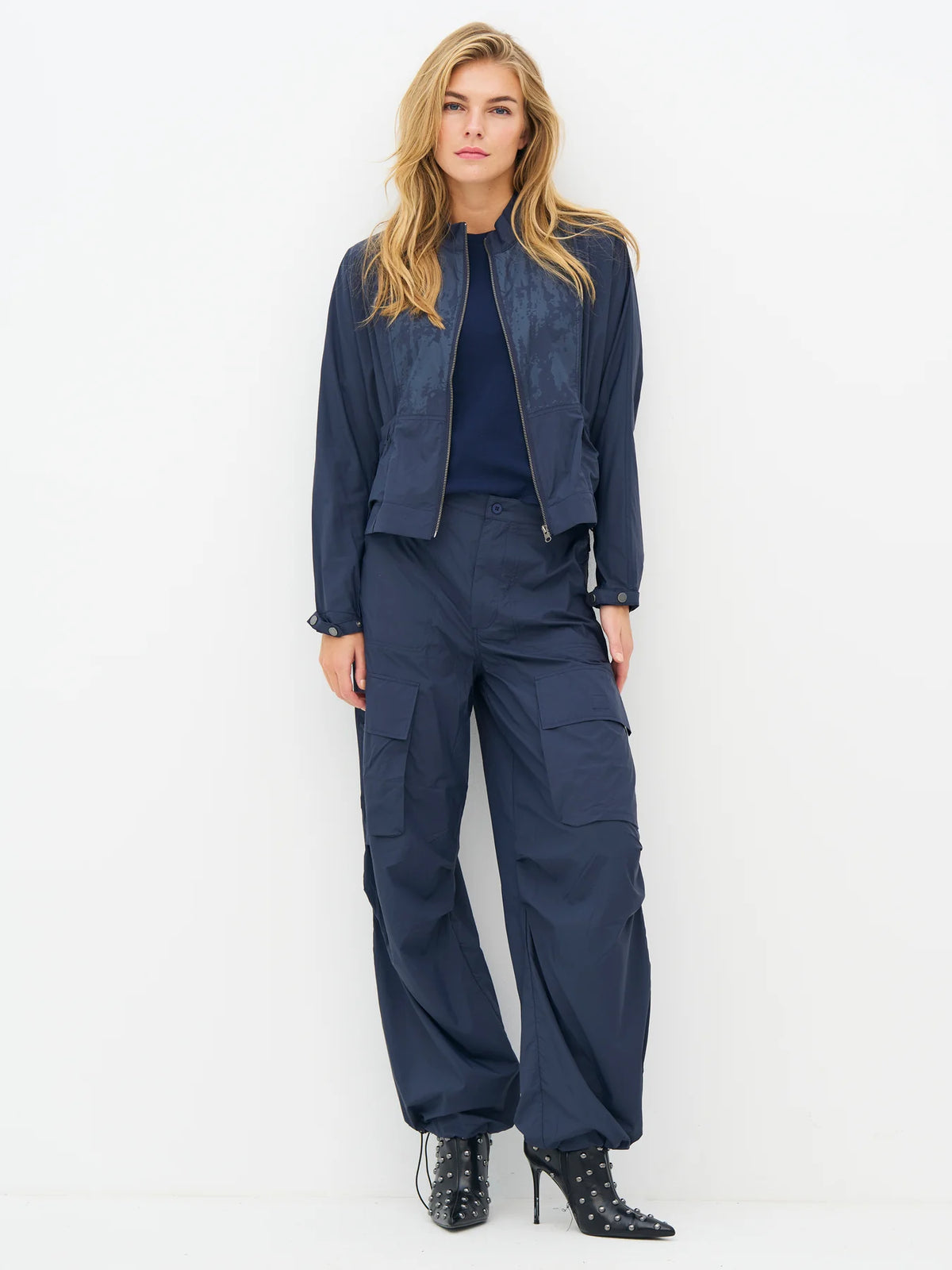 NU Denmark Ethel Long Sleeve Jacket - Midnight Blue