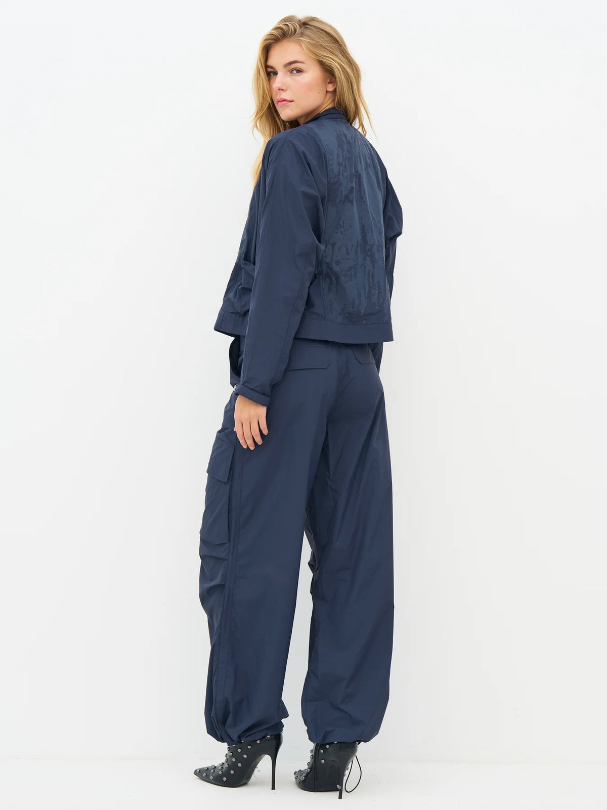 NU Denmark Ethel Long Sleeve Jacket - Midnight Blue