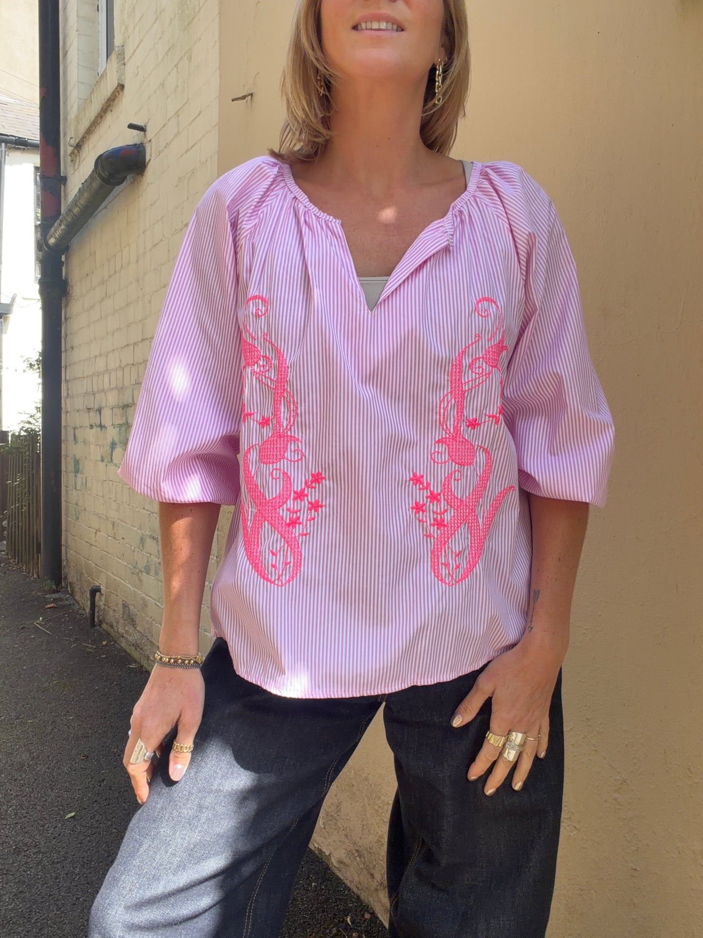 Marta Brooke Blouse - pink