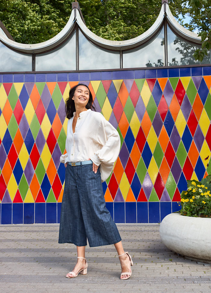 BC Box Culottes - Navy denim