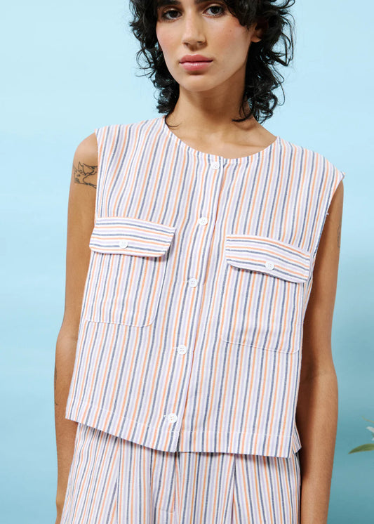 FRNCH Nilani Vest - Orange