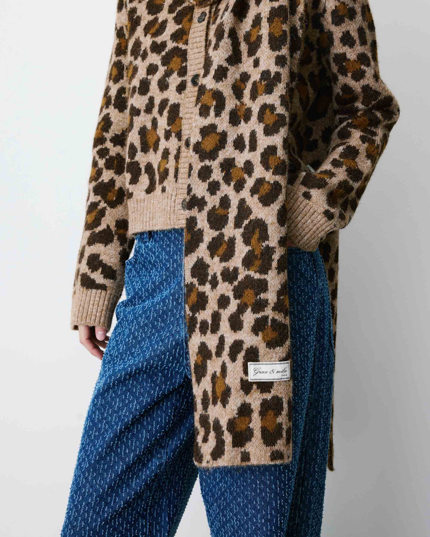 G&M Adra Scarf - leopard
