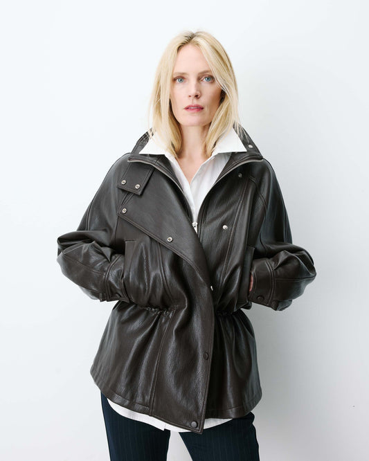Grace & Mila Auburn Jacket - Chocolate