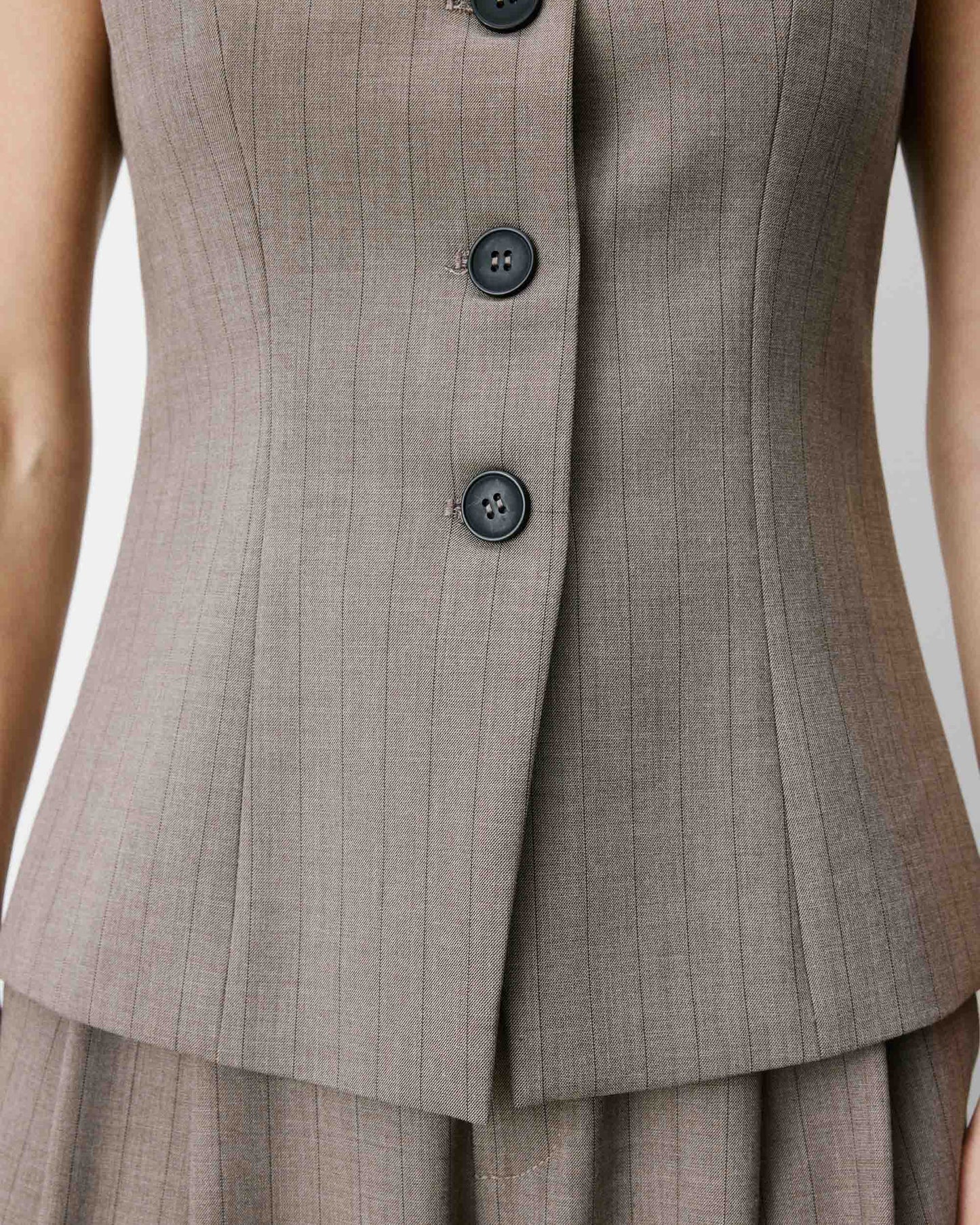 Grace & Mila Aristide Waistcoat- Stripe