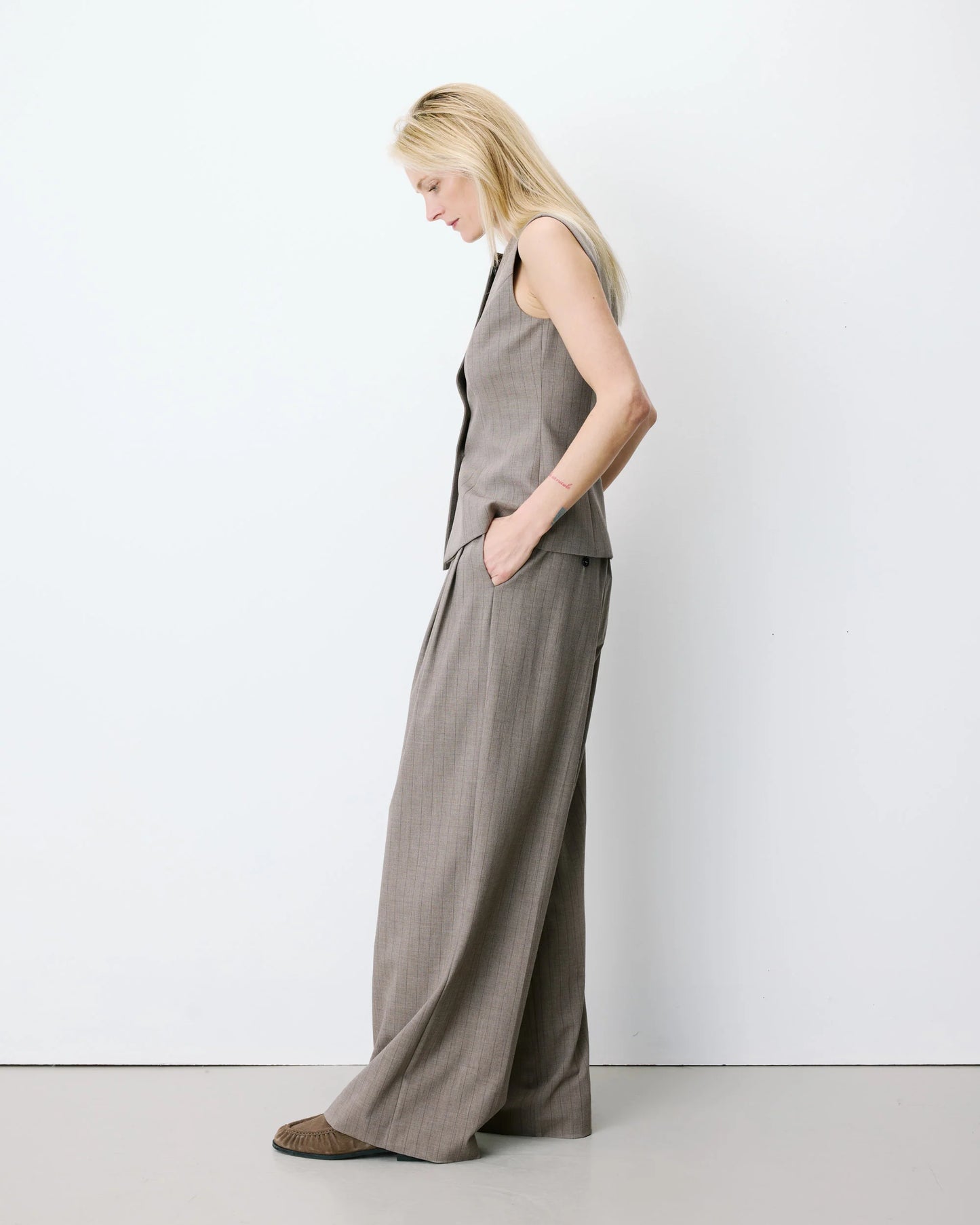 Grace & Mila Aristide Waistcoat- Stripe