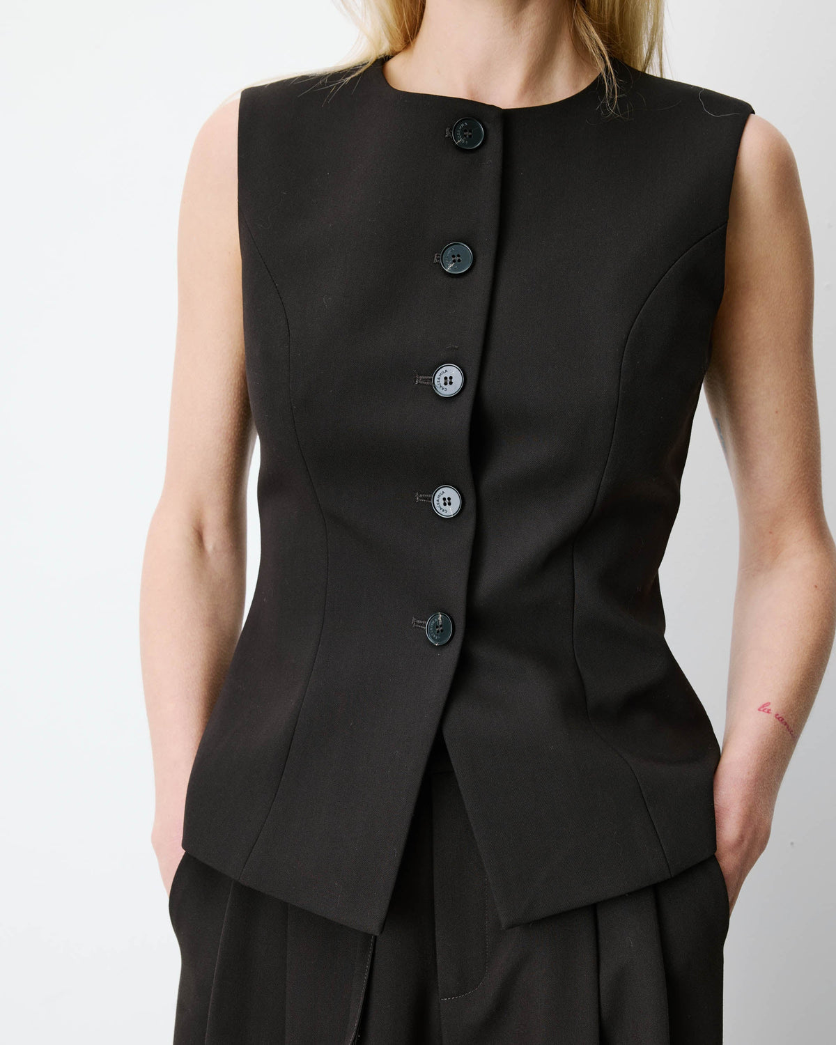 Grace & Mila Aristide Waistcoat - Chocolate
