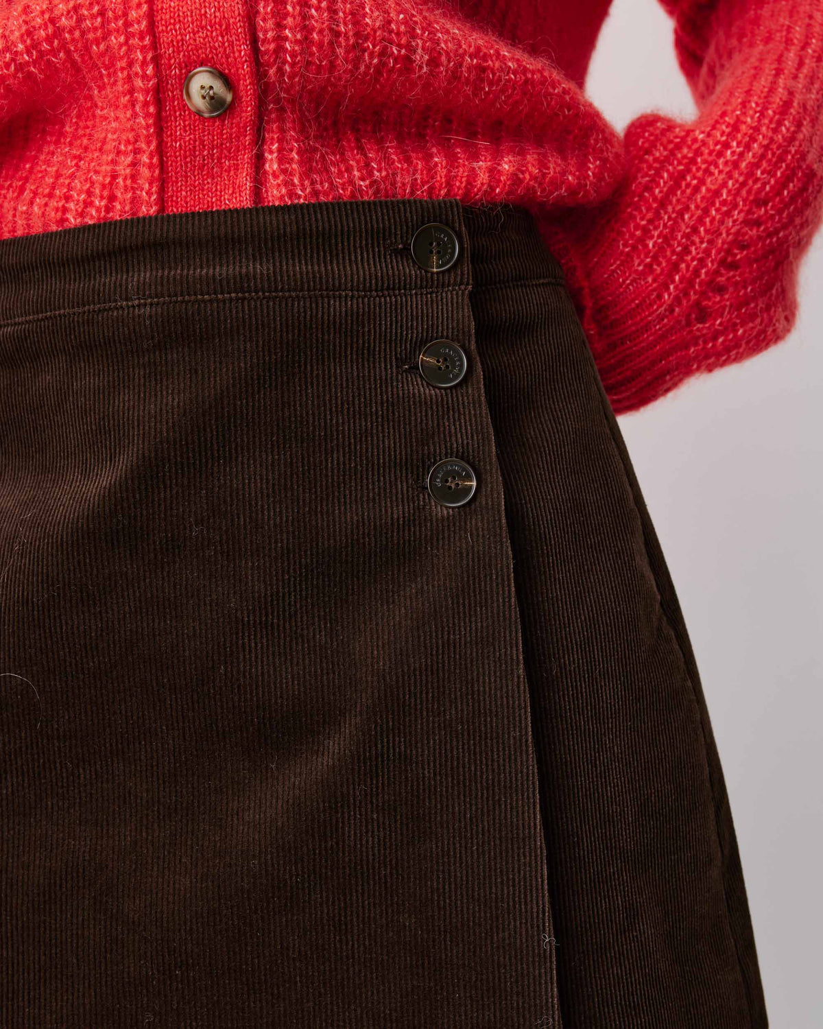 Grace & Mila Adele Skirt - Chocolate