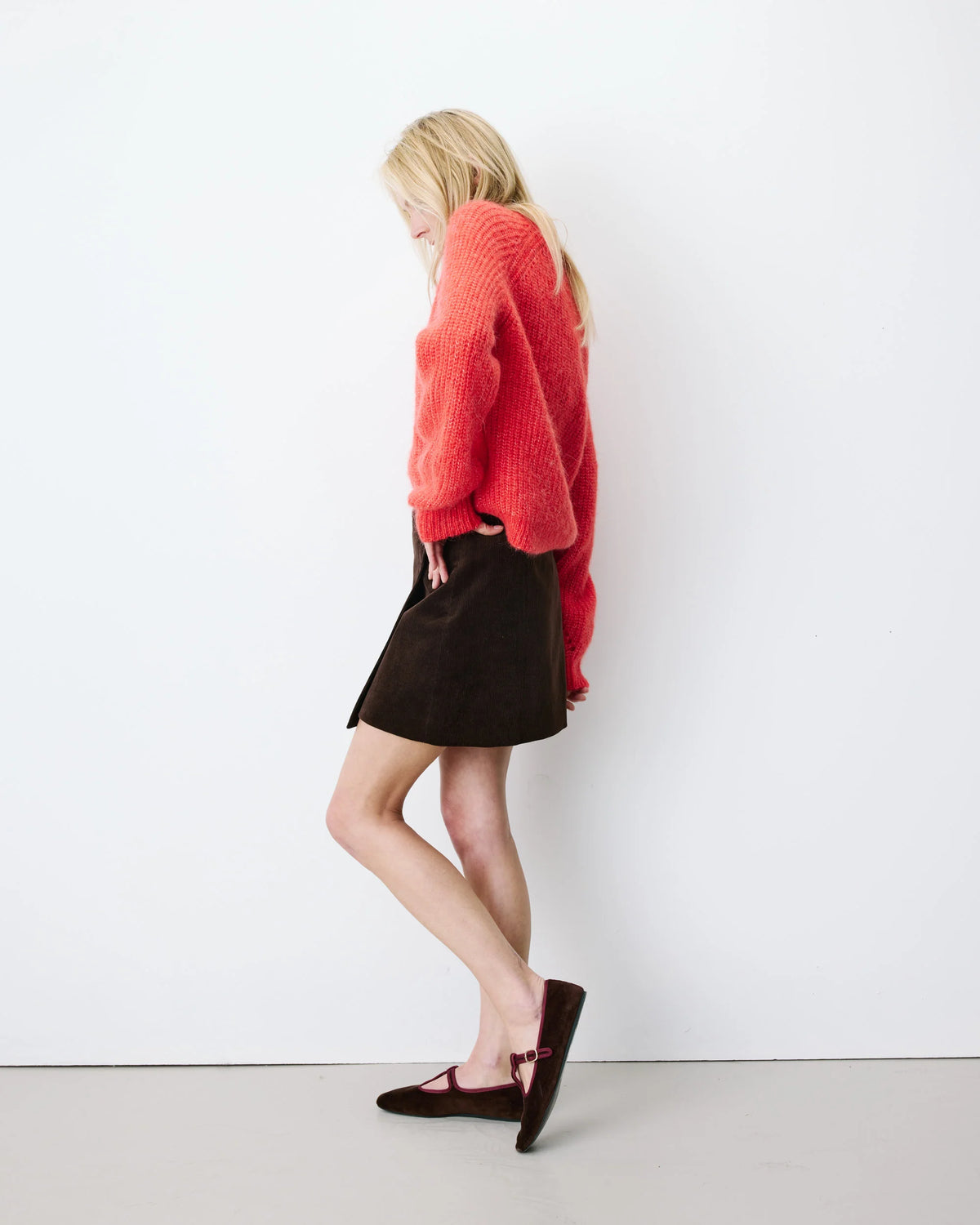 Grace & Mila Adele Skirt - Chocolate