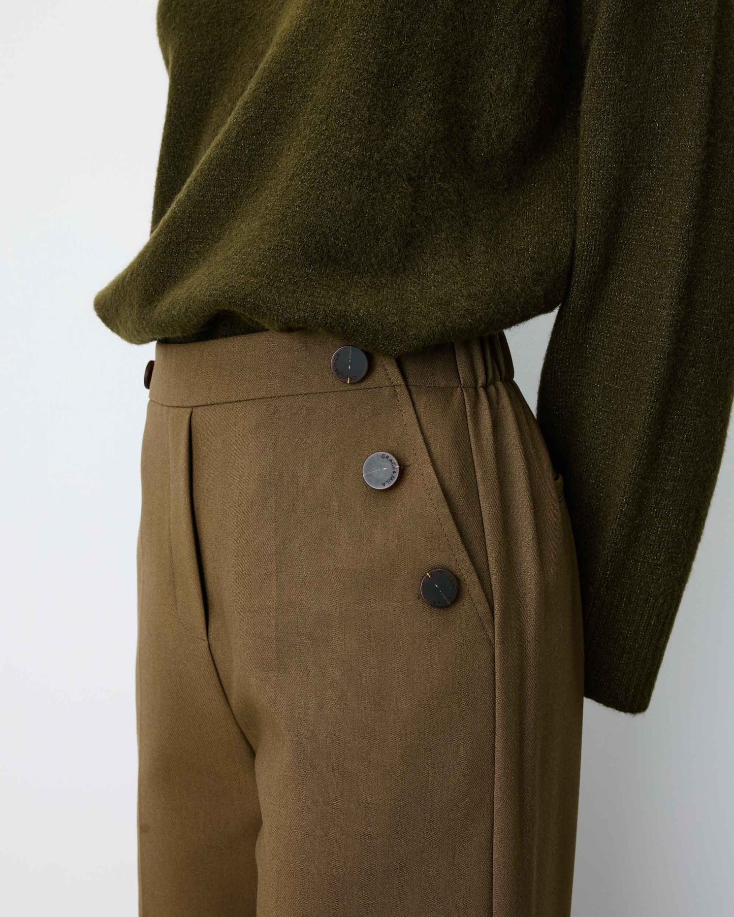 G&M Alexander Trousers - khaki