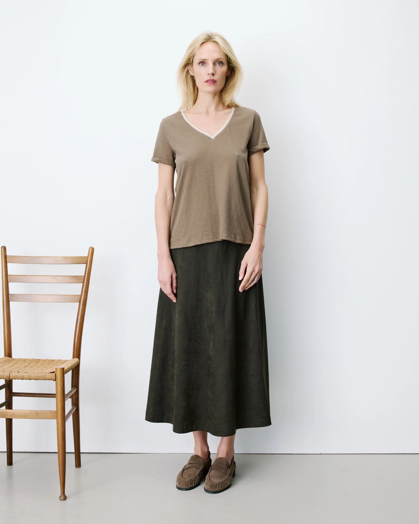 Grace & Mila Aurelien Tee - Khaki