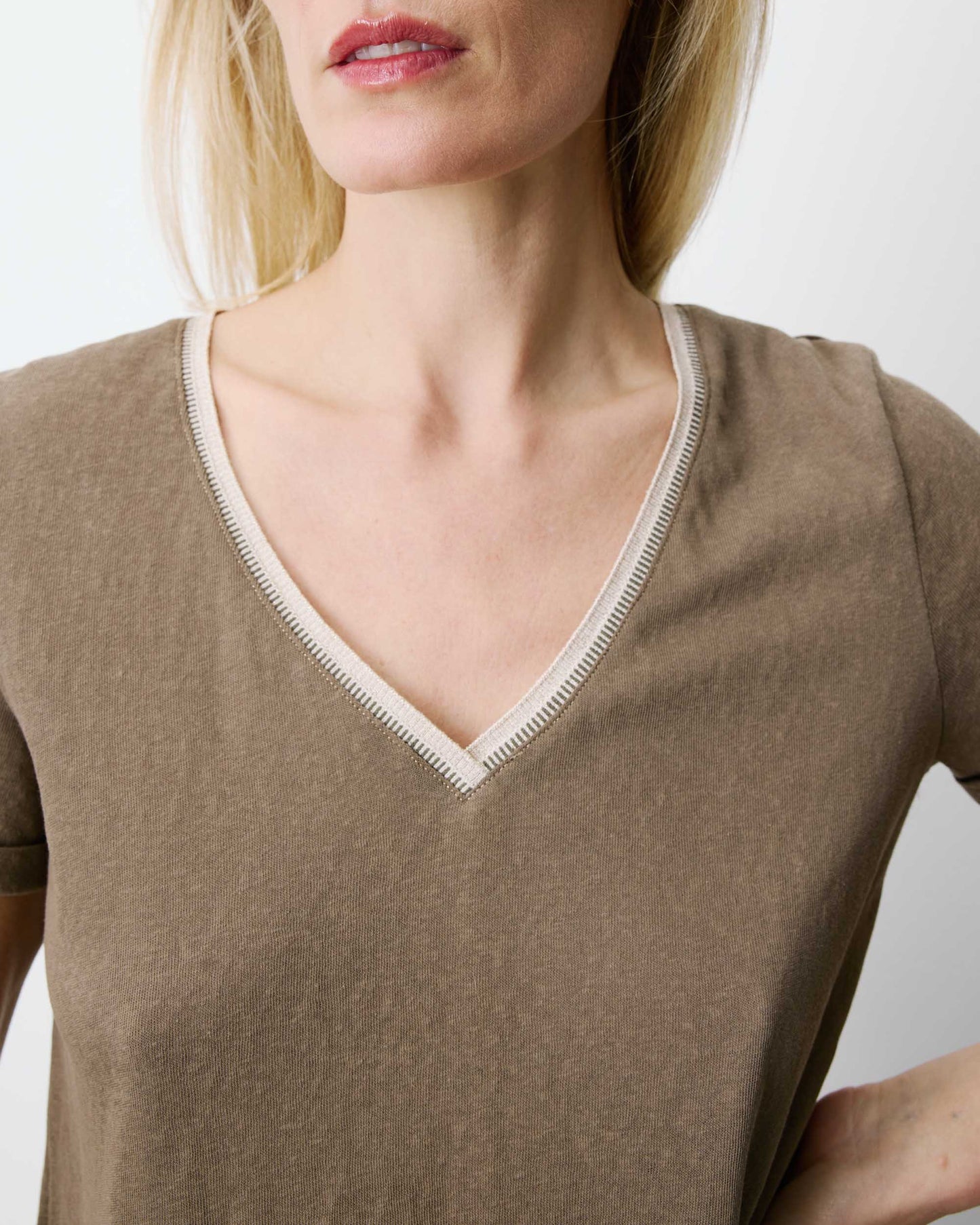 Grace & Mila Aurelien Tee - Khaki