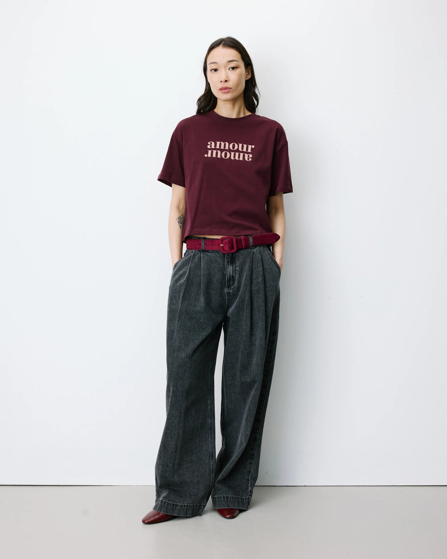 Grace & Mila Anis Tee - Aubergine