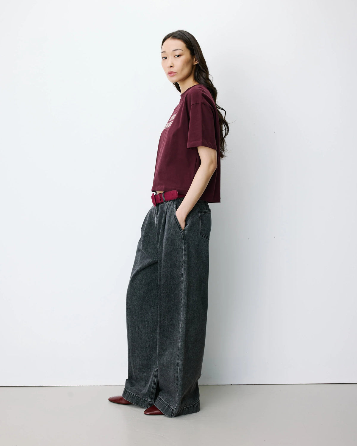 Grace & Mila Anis Tee - Aubergine