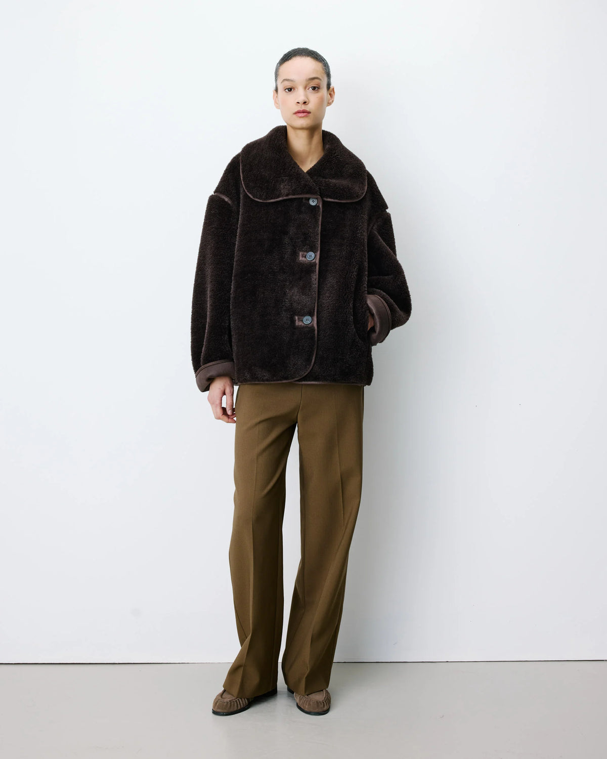 Grace & Mila Amelio Jacket - chocolate