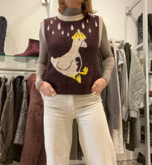 FRNCH Arber Knitted Vest