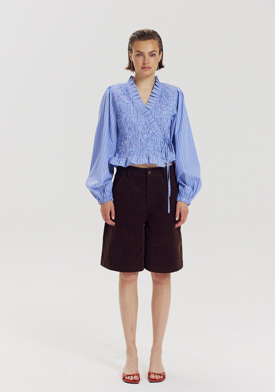 H&Y Debby Shirt - blue stripes