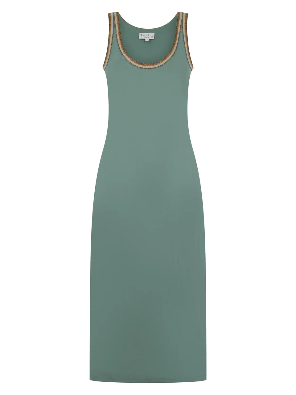 Nooki Finch Jersey Dress - seafoam