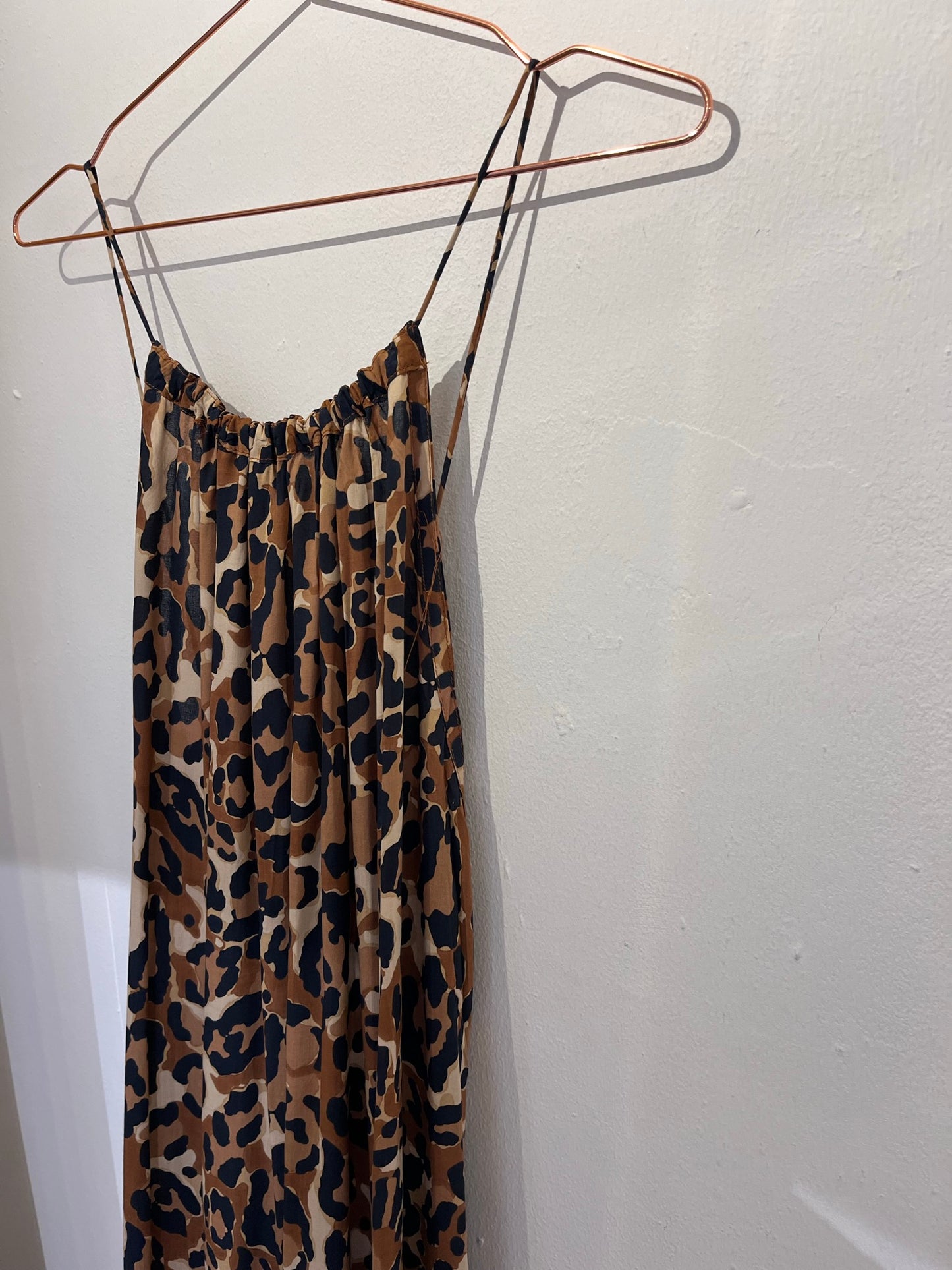 Palme Spag Maxi Dress - leopard