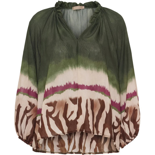 Marta Belladonna Blouse - Military