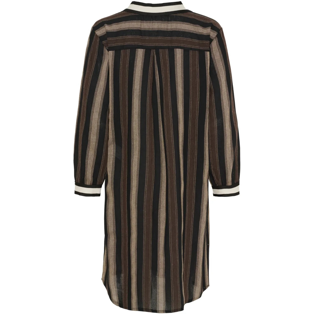 Marta Saylor Dress - Black / Camel