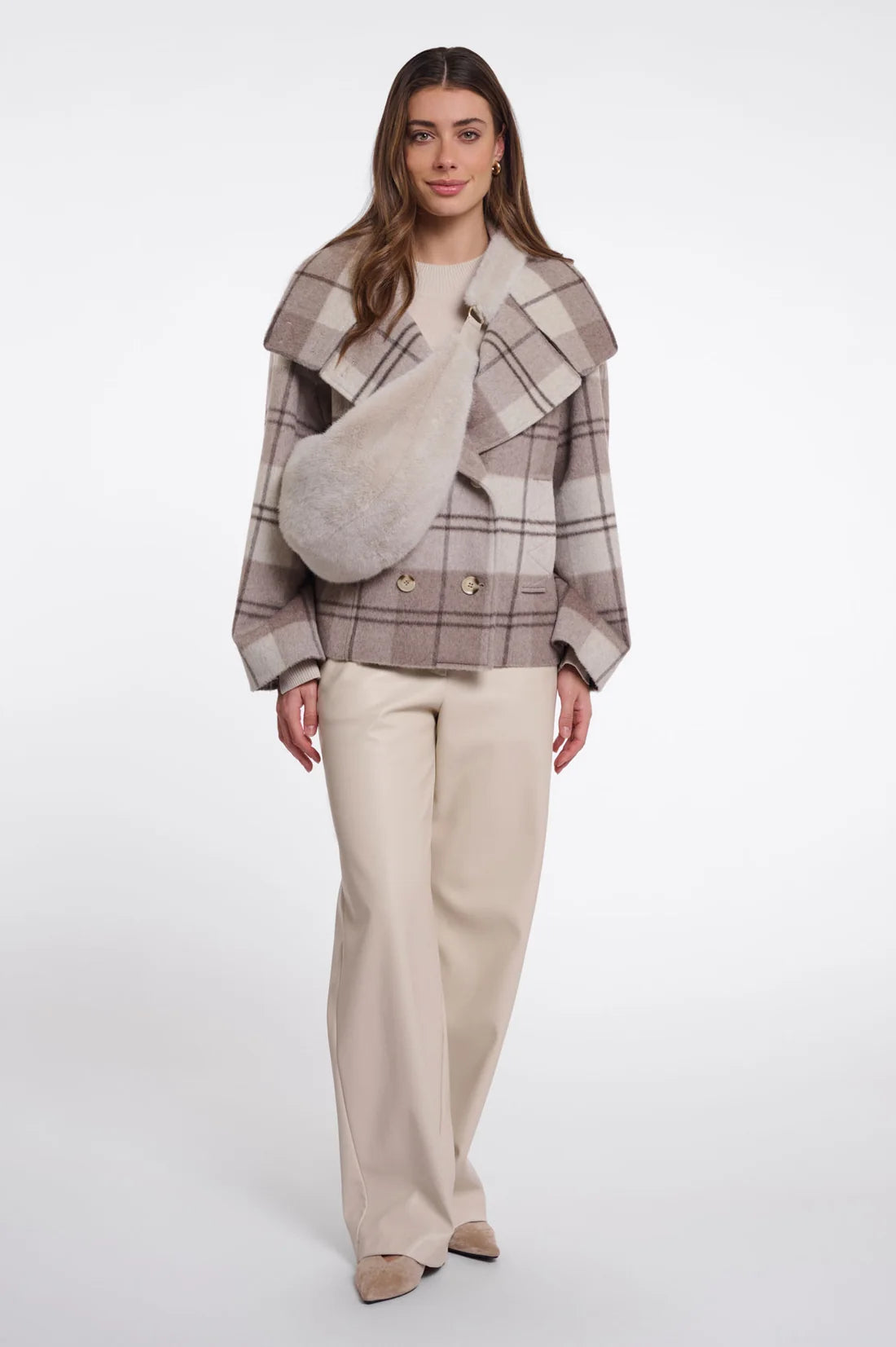 Rino & Pelle Nayla Cross Body Bag - Toast