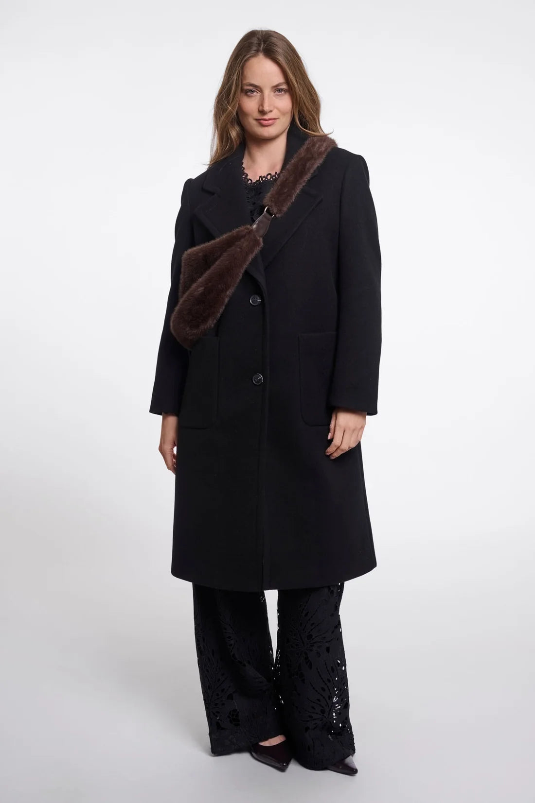 Rino & Pelle Nayla Cross Body Bag - Coffee Roast