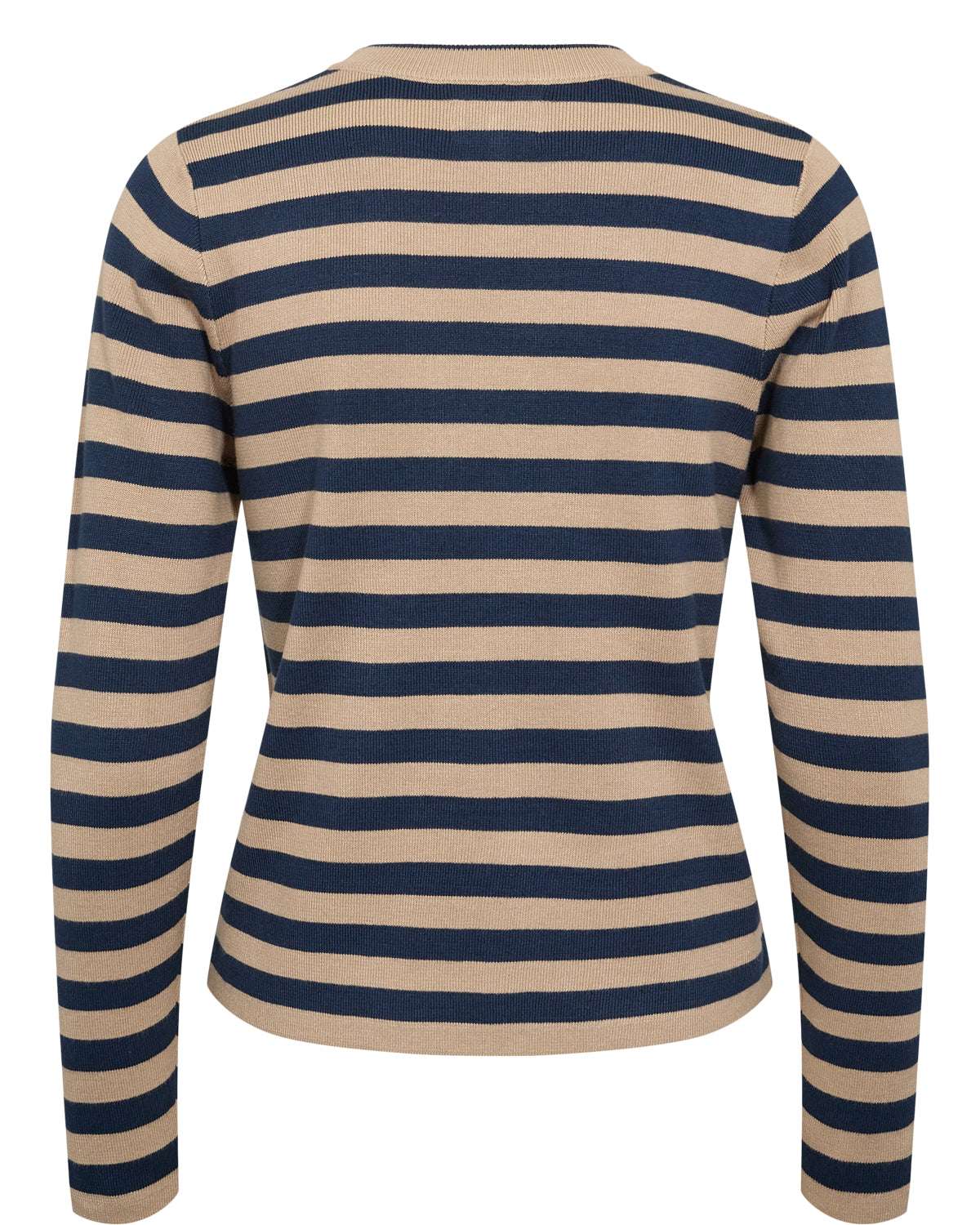 Numph Stripy Jumper - black coffee