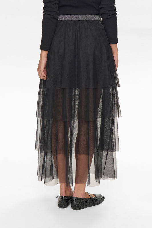 Numph Ea Layer skirt - black
