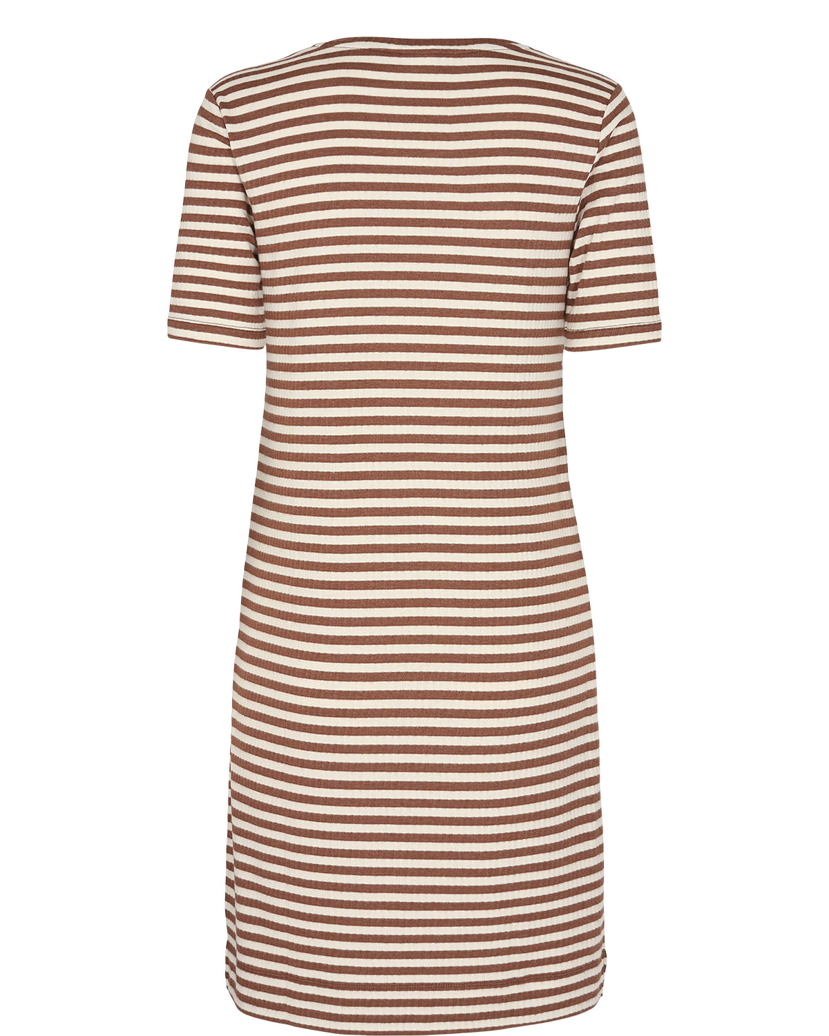 Numph Tania T-shirt Dress - brown/cream