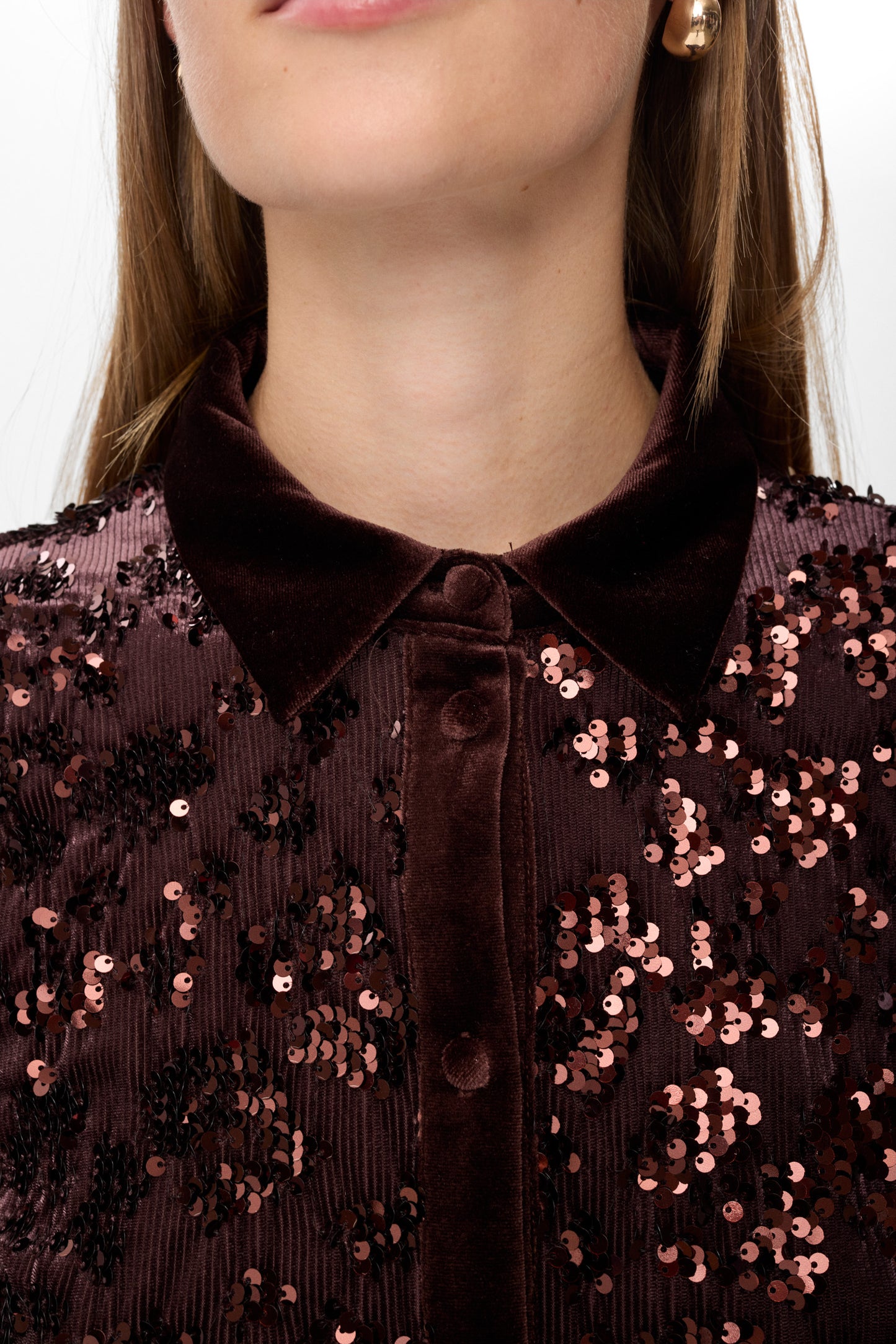 Numph Kimsi Shirt - coffee