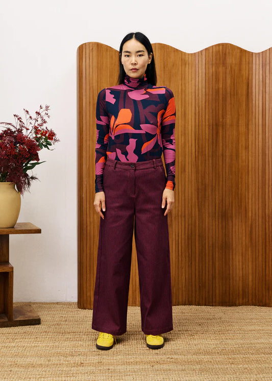 FRNCH Oregano Geo Flowers Top