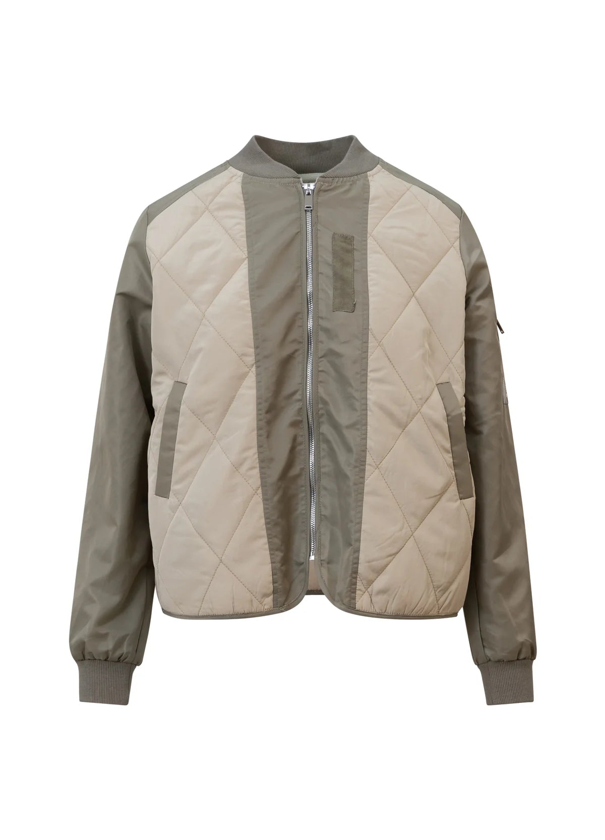 Coster Copenhagen Quilted Bomber Jacket - Army Mix