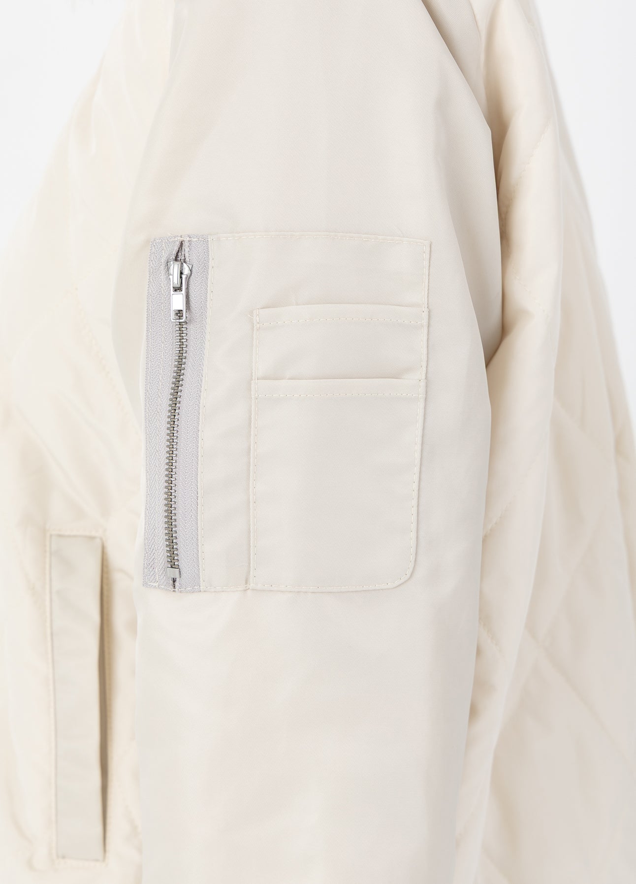 Coster CPH Quilted Bomber Jacket - Pearl
