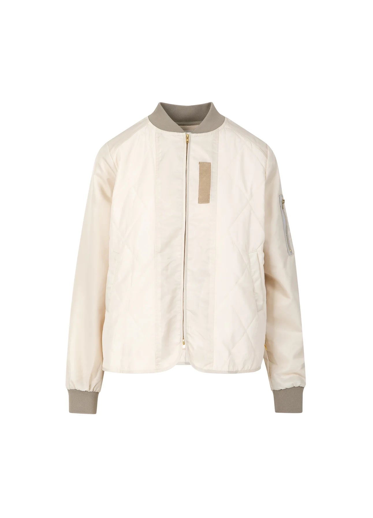 Coster CPH Quilted Bomber Jacket - Pearl